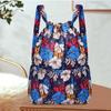 Multifunctional Floral Printed Drawstring Bag Polyester Waterproof Backpacks Fold Sports Travel Bag Teenage Girls