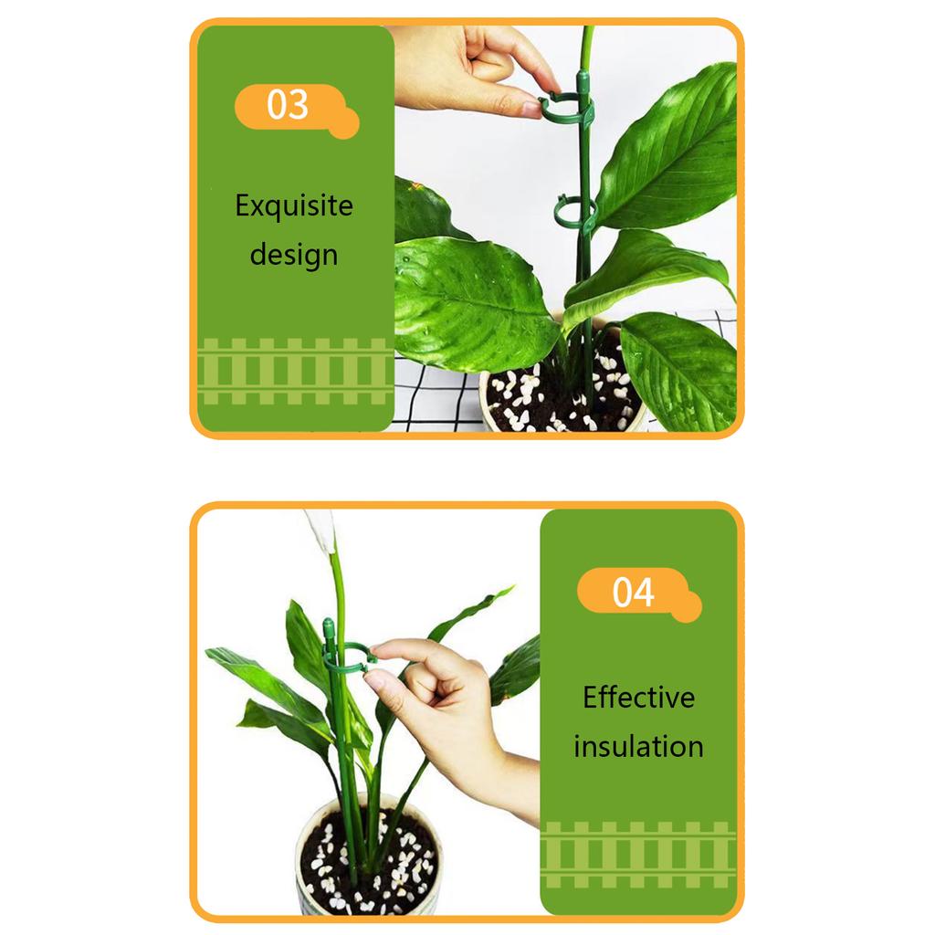 Plant Support Stakes Adjustable Plastic Plant Cage Garden Plant Stakes Plant