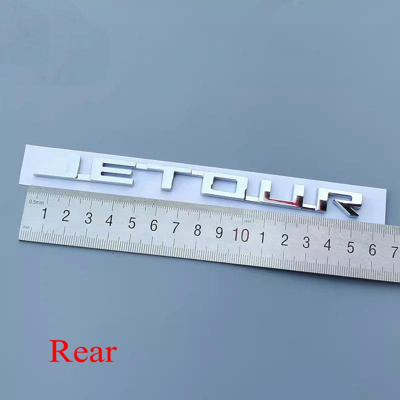Dla T2 Chery JETOUR Emblemat hybrydowy JETOUR XWD CDM Litery JT Naklejka na maskę Naklejka na klapę bagażnika