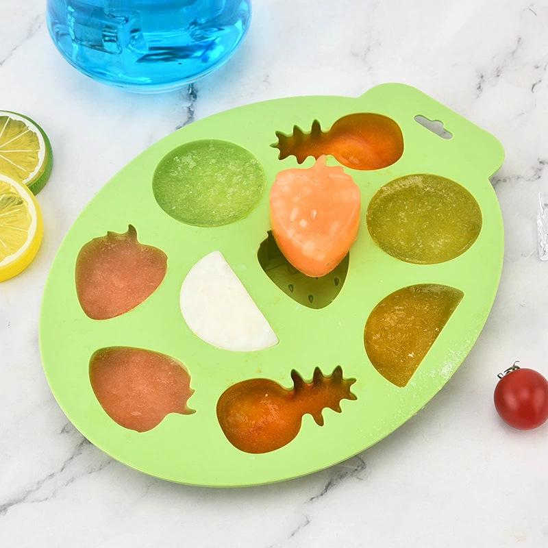 3D Fruit Silicone Mold Pineapple Strawberry Orange Lemon For Candy Chocolate Baking Ice Cube Diy Soap Cake Decorating Tool