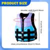 Life Suit Vest Adjustable Straps Swim for Wakeboarding Canoeing Fishing