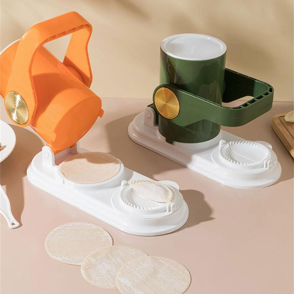 DIY Dumpling Wrapper Artifact Plastic Manual Wrapper Making Mold Dough Pressing Tool Baking Pastry Dumpling Maker Gadget
