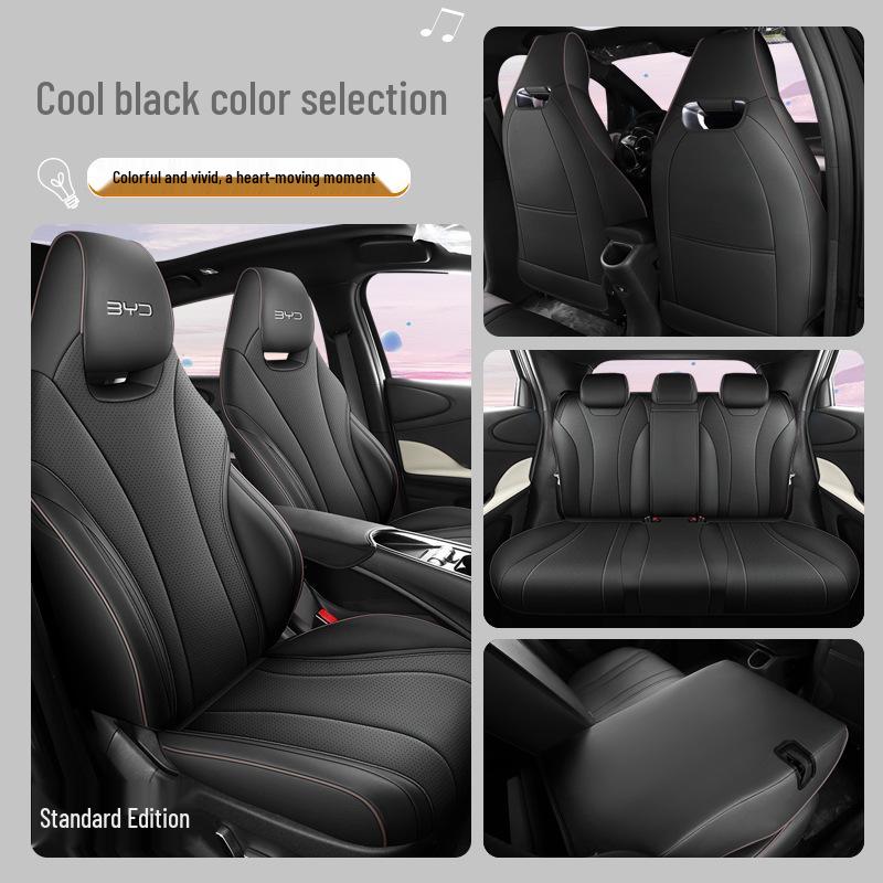 CLY Leather Seat Cushion for BYD Dolphin - Stylish, All-Season Sports Design