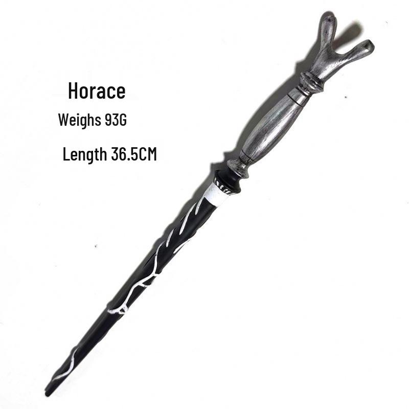 Harry & Hermione Premium Magic Wand Set - Finely Carved Metal Heart Core.