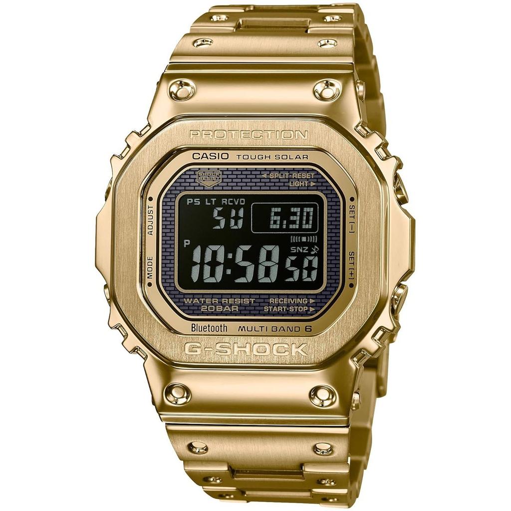 Casio Wristwatch G-Shock Domestic Genuine Product Bluetooth Equipped Full Metal Radio Solar GMW-B5000GD-9JF Mens Gold