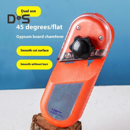 Drywall Chamfer Tool Plasterboard Fast Cutter Compact Design Portable Efficient Gypsum Board Angle Planer Trimming Tool
