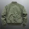 Baumwoll-Bomberjacke für Herren im Frühling und Herbst, lockere, große Größe, Baseballjacke für Herren