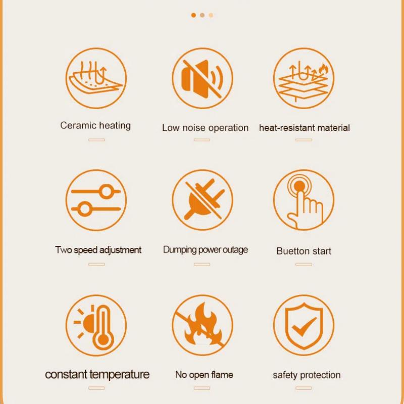 Electric Heater Winter Mini Heating Fan Home Office Heating Warm Air Blower Desktop Warmer Machine