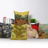 Van Gogh Oil Painting Cushion Cover Vintage Art Decorative Countryside Pillowcase For Livingroom Decor Sofa Throw Pillow Cover