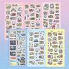 Korean Graffiti Rabbit Stickers: Cute DIY Decorative Korean Style for Journals