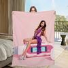 Singer E-Emilia Mernes Mp3 Music Blanket Skin friendly comfort warm soft plush blanket suitable sofa living room office bedroom
