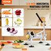 VEVOR Commercial Vegetable Slicer, 3/8 Inch Fruit Slicer, Stainless Steel and Aluminum Alloy Vegetable Cutter Slicer Machine