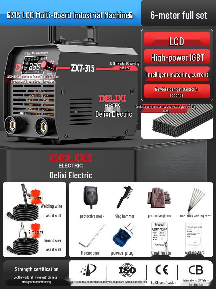 DELIXI Dual Voltage Industrial & Household All-Copper Welding Machine