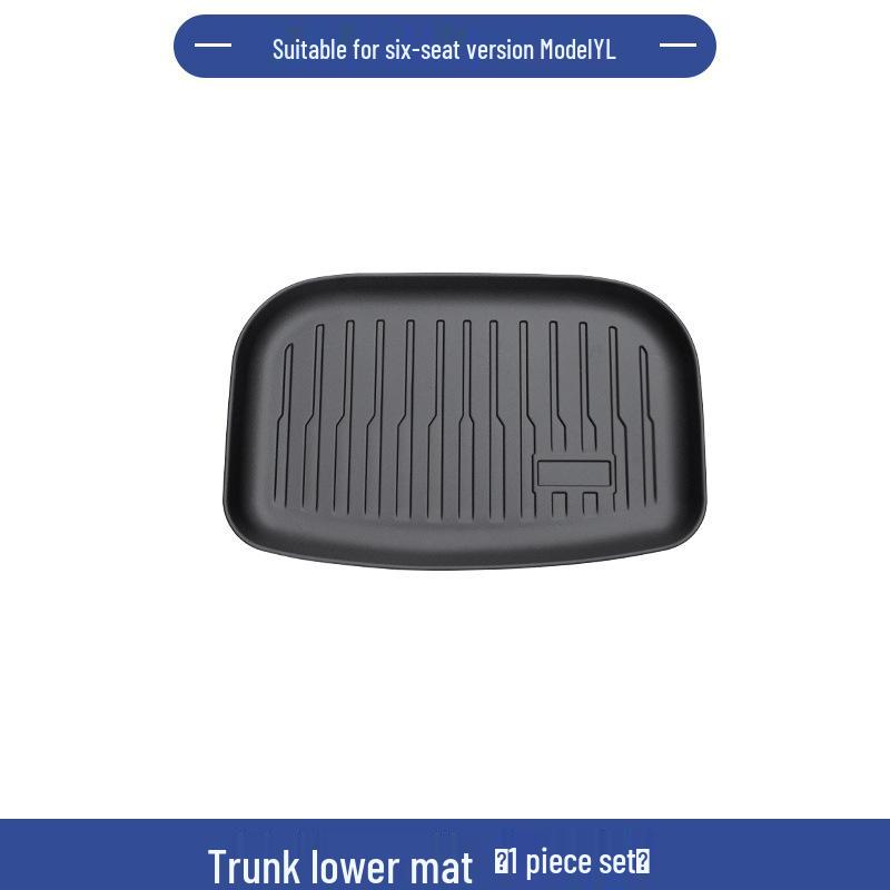 Tesla Model Y 6-Seater Trunk and Backseat Mats Set Compatible with Tesla 6-seater model YL