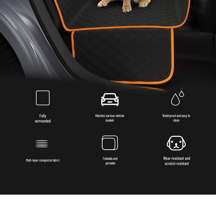 Scratch-Proof Waterproof Car Pet Mat for Dogs