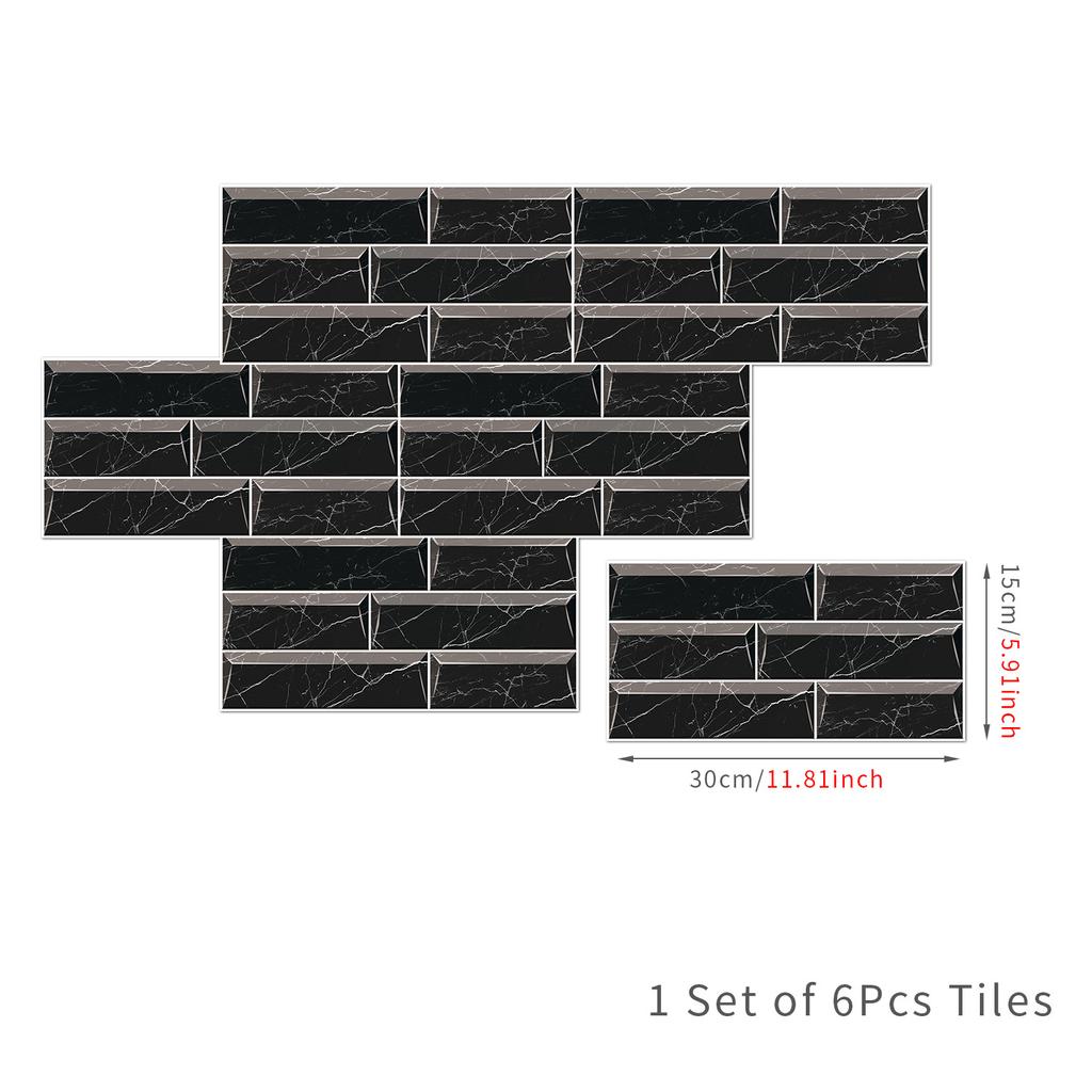 European Retro Classic Wall Sticker Self-Adhesive Waterproof And Oil-Proof Kitchen Bathroom Rental Room Renovation Tile Sticker