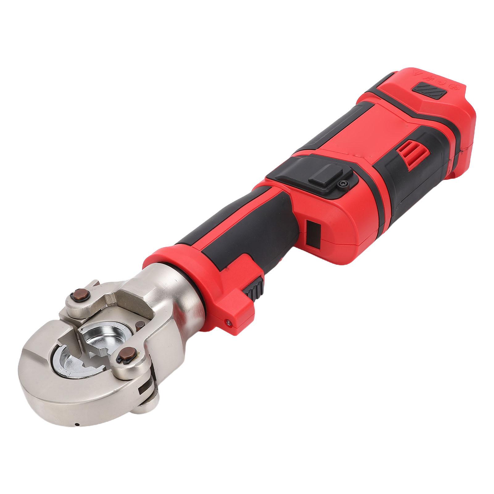 Electric Hydraulic Crimper with Dies 60KN Cordless Electric Hydraulic Cable Lug Crimping Tool for Copper Aluminum Cable