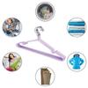 10pcs Children Adult Clothes Hanger Clothes Drying Rack Non-Slip Metal Shirt Hook Hangers Coat Hanger Clothes Accessories Rack