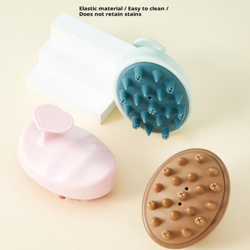 Shampoo Brush Head Scalp Massage Comb With Handle Hair Washing Comb Body Massage Brush Bath Shower Brush Salon Hairdressing Tool