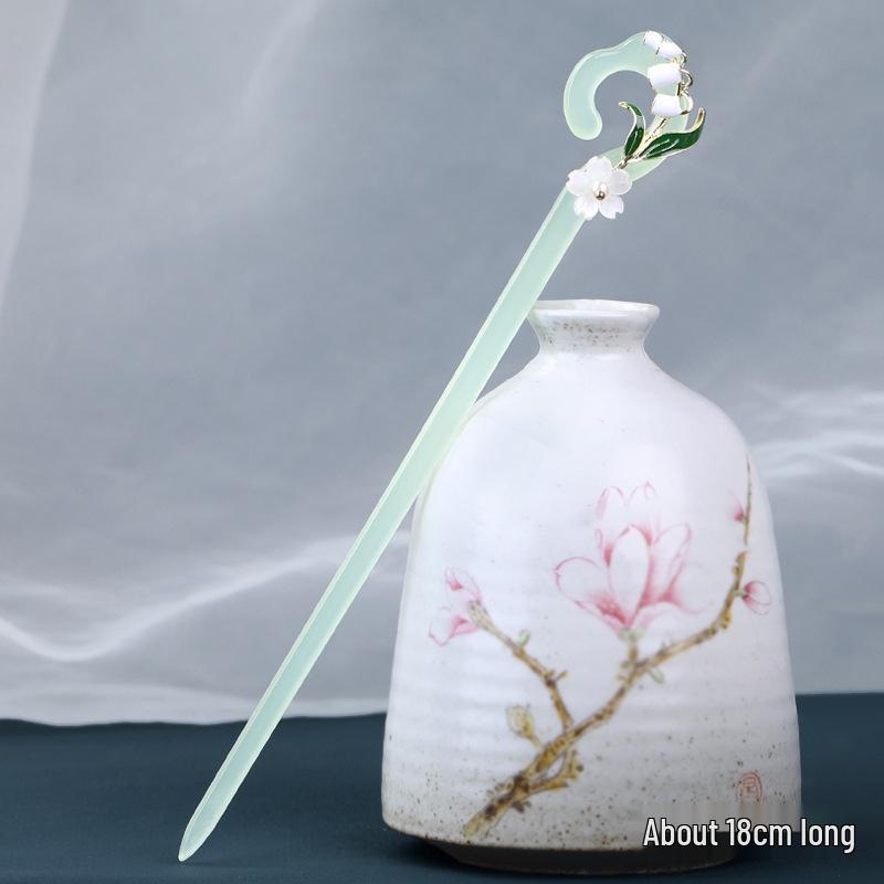 Exquisite Vintage-Inspired Tassel Hairpin for Women - Elegant Hanfu Cheongsam Style Headdress