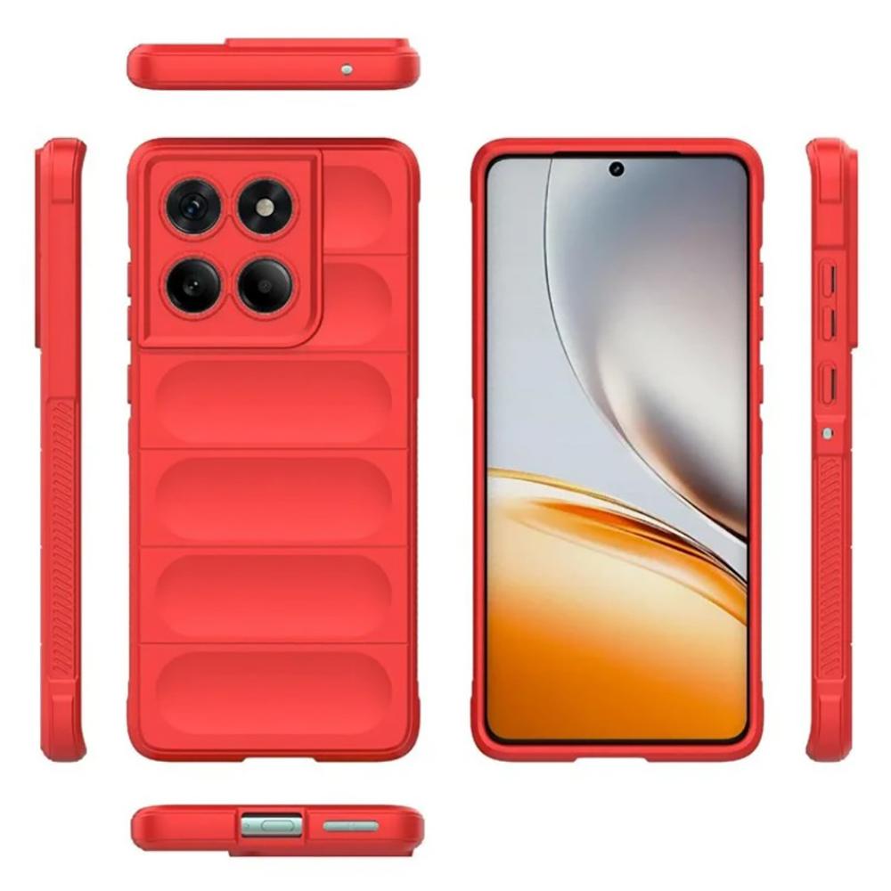 WANLONFENG HD Series For Motorola Edge 60 Fusion 5G TPU Case Anti Slip Phone Cover with Tempered Glass Film