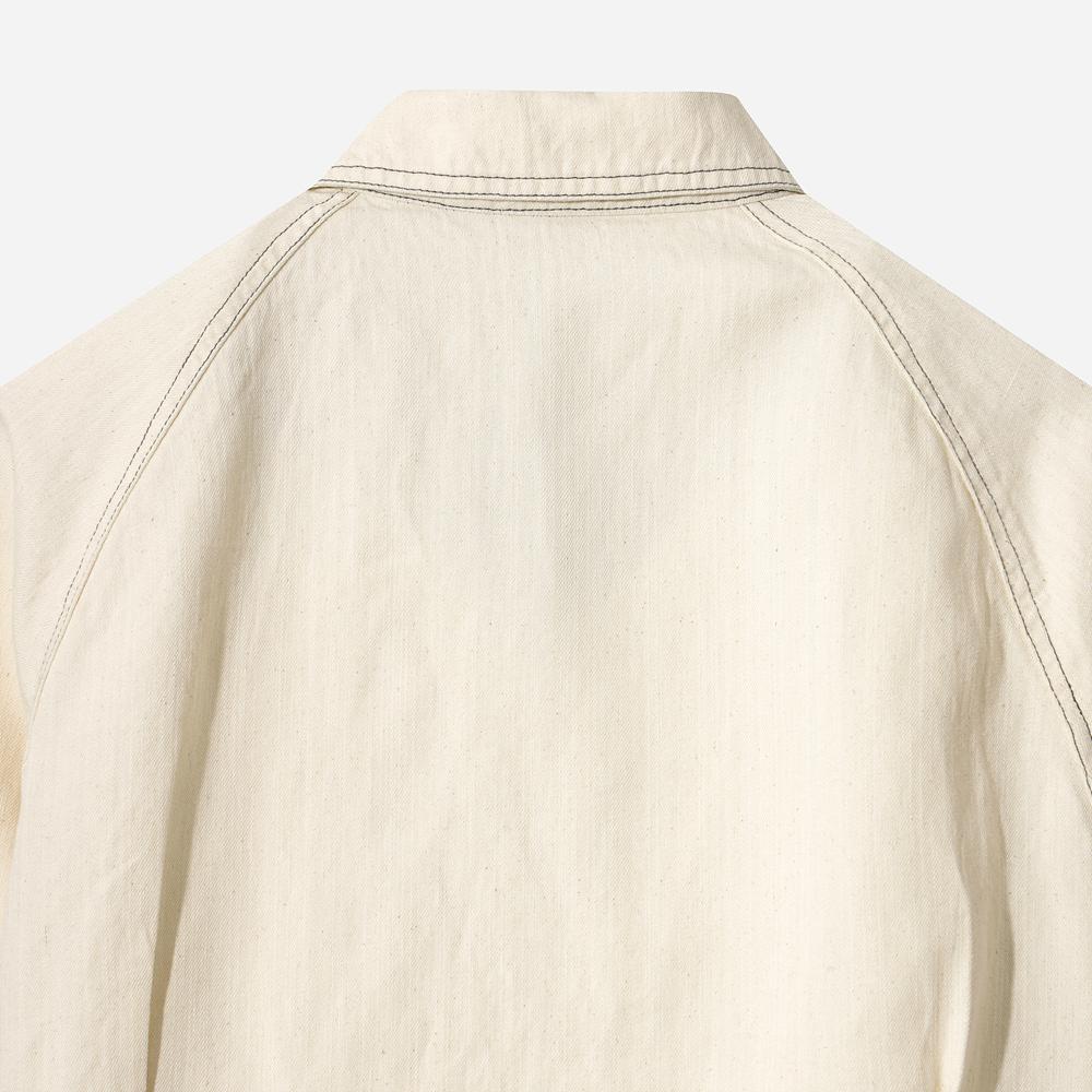 Dod Men'S Linen Denim Jacket (Ivory)