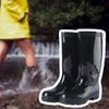 Men's Steel Toe Rain Boots PVC Rubber Boots, Waterproof Outdoor Work Durable Slip Resistant