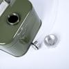 Shenju Portable Aluminum Oil Drum with Square Lid - 10L, 20L, 25L, 30L Options - Thickened Fuel Storage Tank