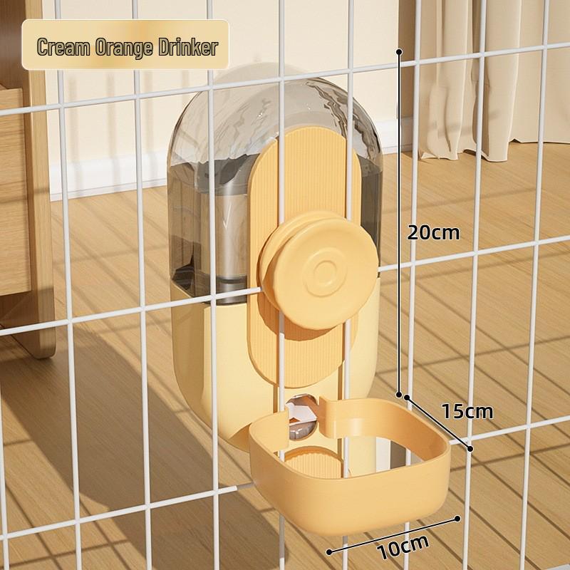 

Huayuan Pet Hanging Cage Automatic Water Dispenser and Feeder for Dogs and Cats