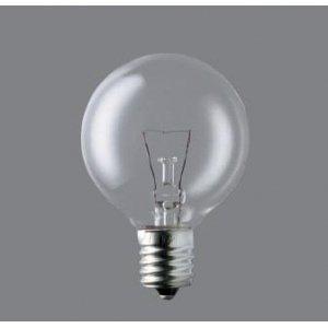 חבילה של 5 נורות גלובוס שקופות 25W בסיס E17 קוטר 50 מ"מ