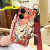 For Mom Chinese Style Phone Case For Tecno Camon20 Pro 5G/CK8n Fashion Wrist Strap Soft Case Phone Holder Dirt-resistant