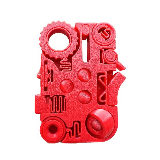 12-In-1 Stress Relief Toy Pocket Size Portable 3D Printed Rotatable Gear Fidget Spinner Decompression Activities Board Educational Toy