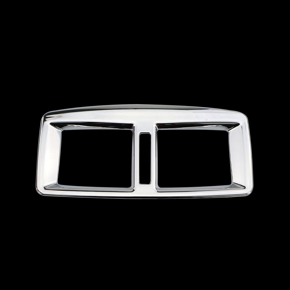 For Peugeot 3008 2014 2015 2016 Accessories Rear Air Vent Panel Cover Back Armrest AC Frame Decoration Sticker Interior Trim