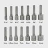 14-Piece Metric & Imperial Combination Tool Set: Hexagonal Handle, Non-Magnetic Electric Screwdriver, Socket Wrench.