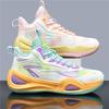 Men's Shoes 2025 Leather Waterproof Youth 13 Years 15 Old Basketball Sports Student Shock-absorbing Running