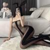 Sexy Lingerie Sexy Open Women's Jumpsuit Stockings Mesh Uniform Seduction One-piece Mesh Socks Onesie Black Silk Women