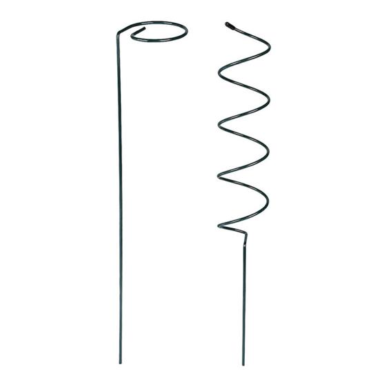 3 Pcs Plant Support Stakes Twist Tomato Stakes Spiral Plants Stakes Iron Garden Stakes Supports with Twist Ties for Climbing Plants Vines