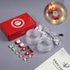 LED Christmas Star Curtain Lights - Festive Atmosphere with Wishing Ball & Flashing Colors