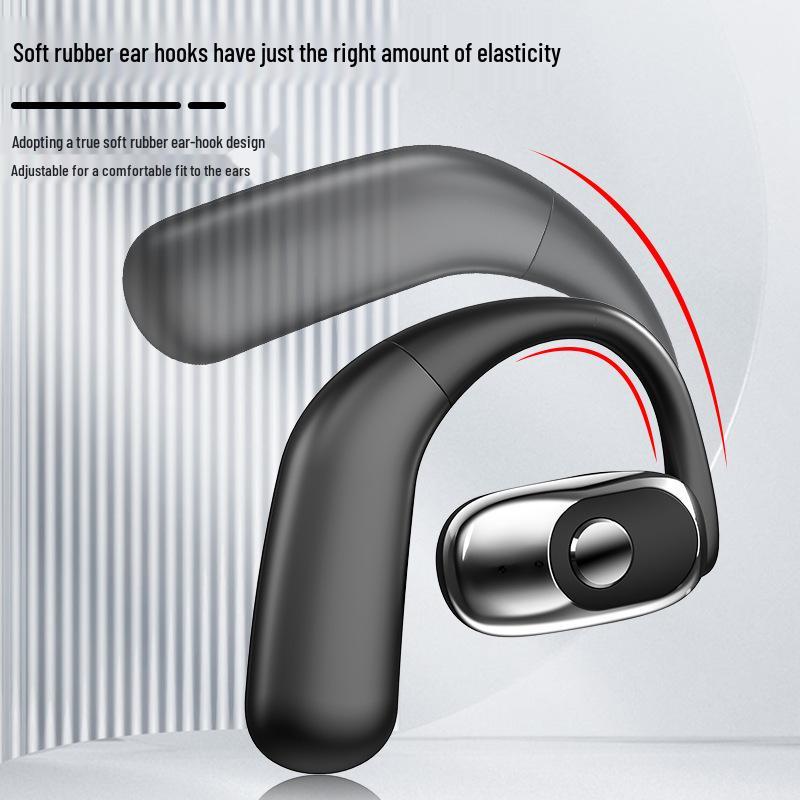 Wireless Bluetooth Single Ear Headphones with Super Long Battery and Noise Cancelling for Business, Driving, and Sports