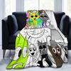 Sprunki Incredibox Game Blankets Airplane Travel Flannel Throw Blanket For Outdoor Warm Soft Design Quality Bedspread Gift