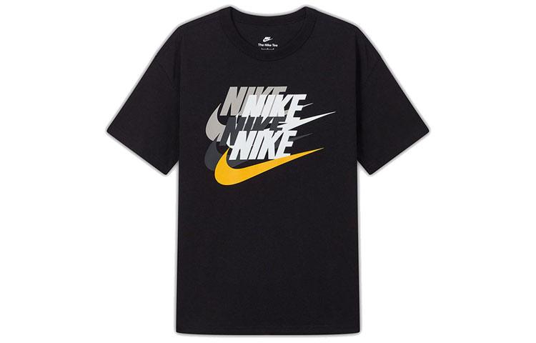 Мужские футболки Nike с круглым вырезом, умеренного прямого кроя DV3317-010 M