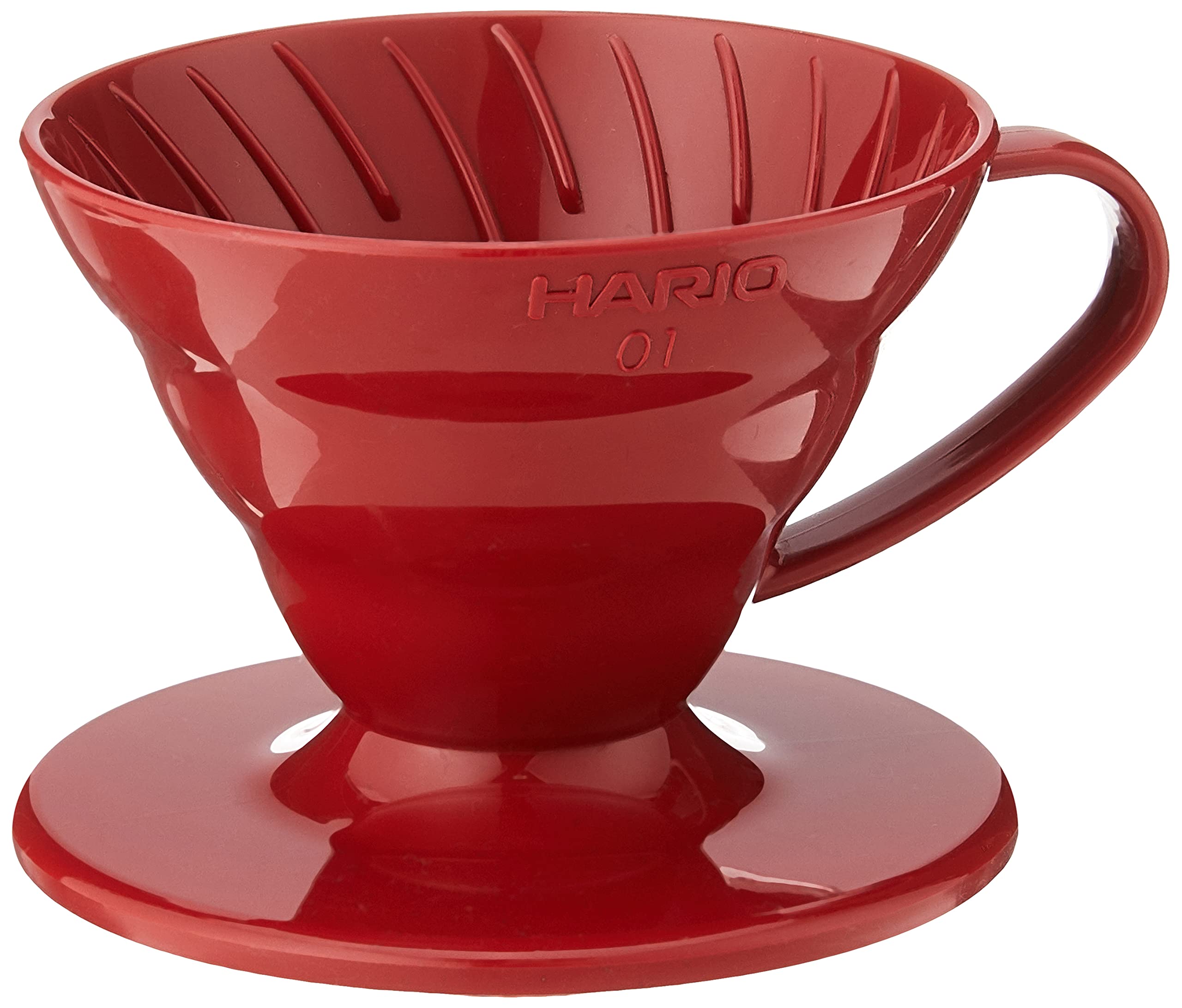 

V60 прозрачная капельница 01 красный