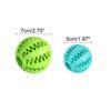 Dog Toy Ball Interactive Rubber Balls Puppy Chewing Toys Pet Tooth Cleaning Ball Cats Pets Food Treat Feeder Silicone Balls Toy