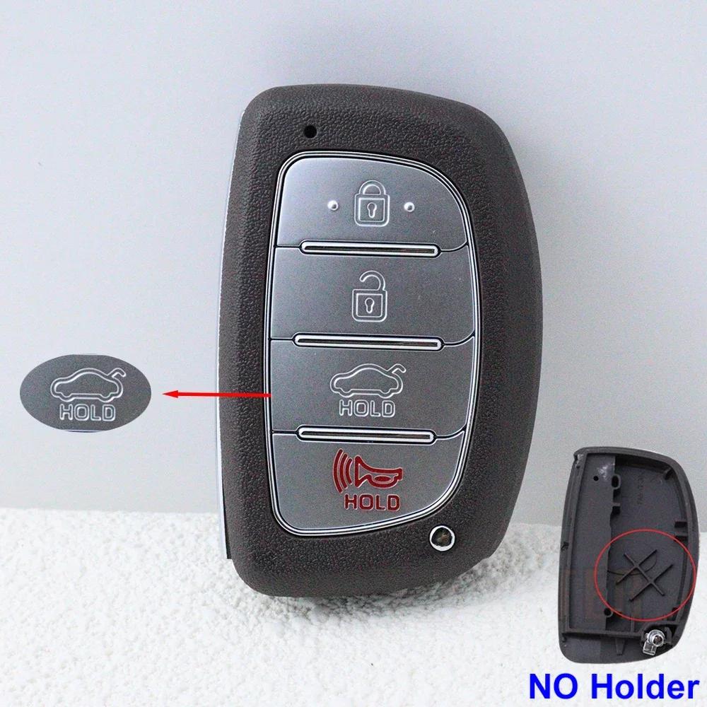 3 4 Bottons Car Key Fob Case Shell Housing for Hyundai Creta Mistra Elantra Tucson IX35 IX25 Sonata I30 Verna Creta Solaris B (Left Blade)