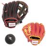 Rakuten Golden Eagles X GP (GP) Baseball Parent-Child Catchball Glove Set (Includes Soft Ball) - Adult Size - Right-Handed Throw, Child Size - Left-Ha