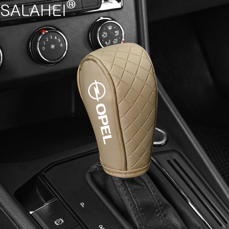 Car Shift Handle Cover Non-Slip Wear-resistant Shift Knob Caps For Opel Corsa D Astra Insignia Mokka Adam Combo Auto Accessories