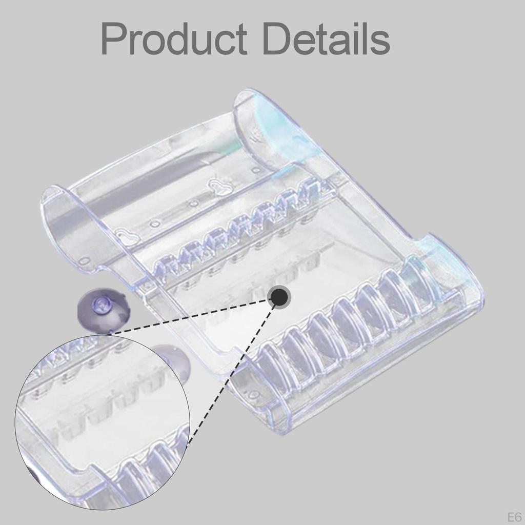 Hair Scissors Storage Box with Suction Cup for Barbers 5.5x8inch Organizer