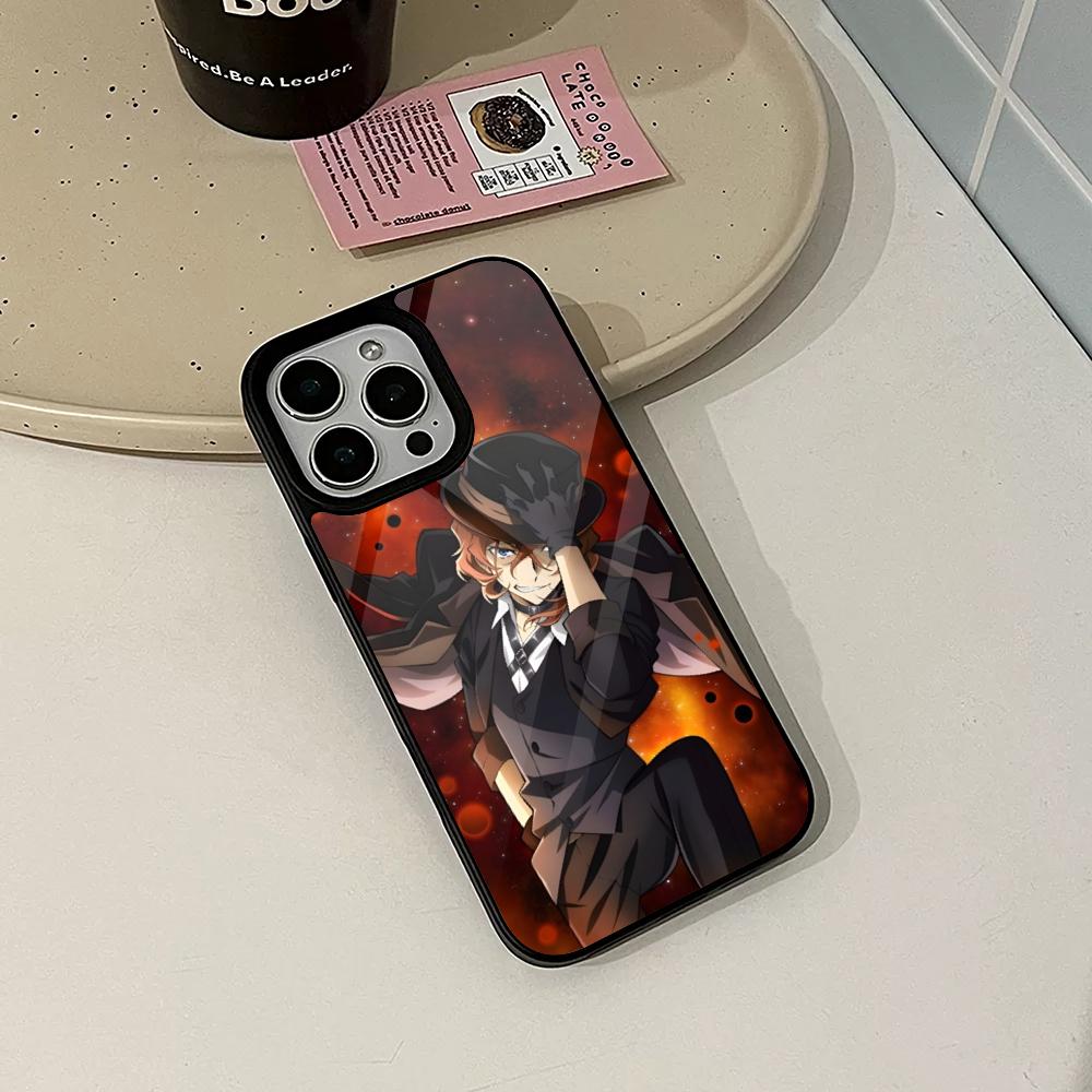 Bungo Stray Dogs Phone Case for Iphone 17 16 15 14 Air 13 12 11 Pro Max Mini Plus Fundas Shell PC+TPU Cover