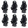 Ninja Hero Police Firefighter Minifigure Building Blocks Set, City World Educational Puzzle Bricks Toy for Boys Girls