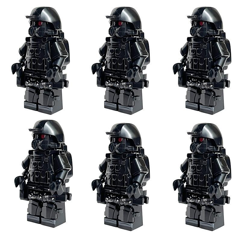 Ninja Hero Police Firefighter Minifigure Building Blocks Set, City World Educational Puzzle Bricks Toy for Boys Girls